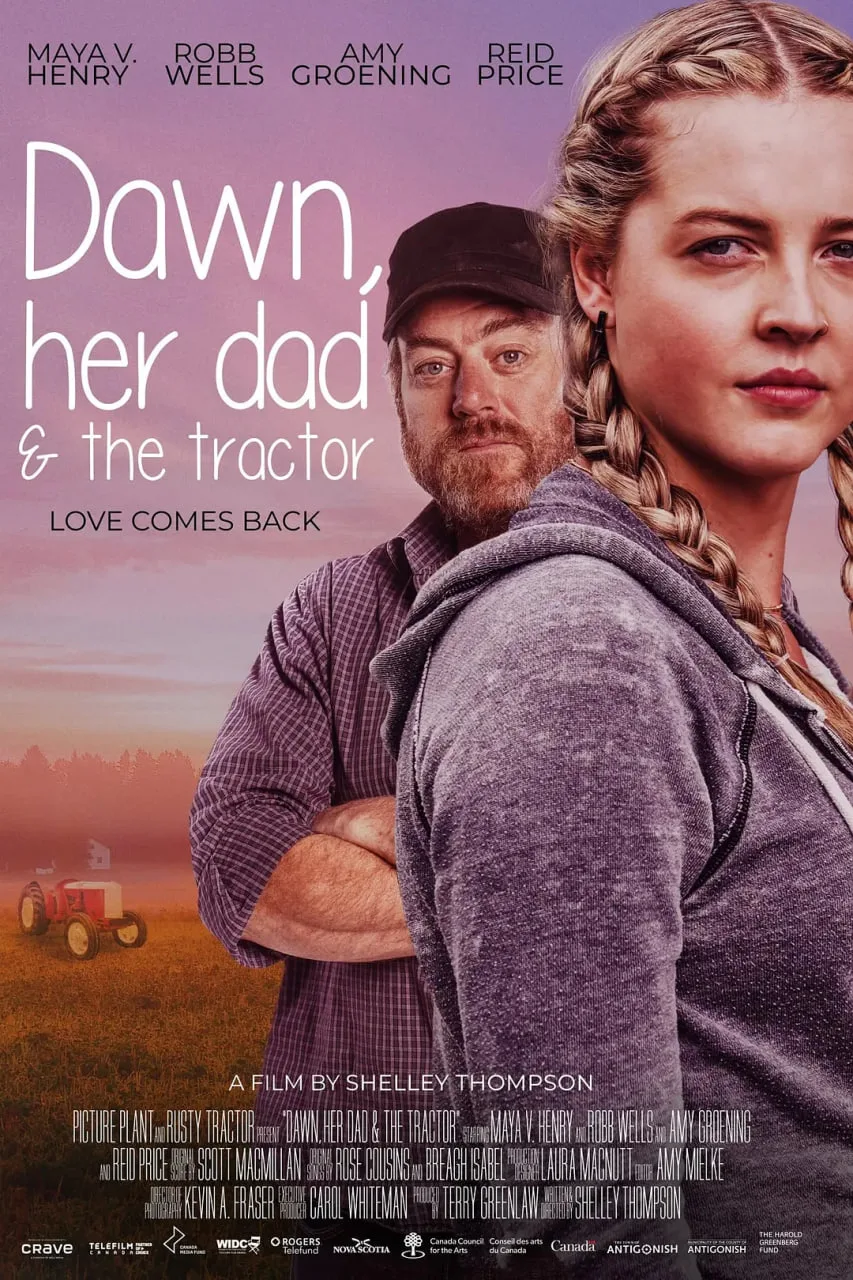黎明的父亲与拖拉机海报