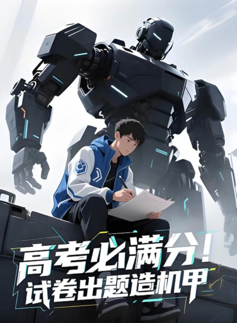 高考必满分试卷出题造机甲海报