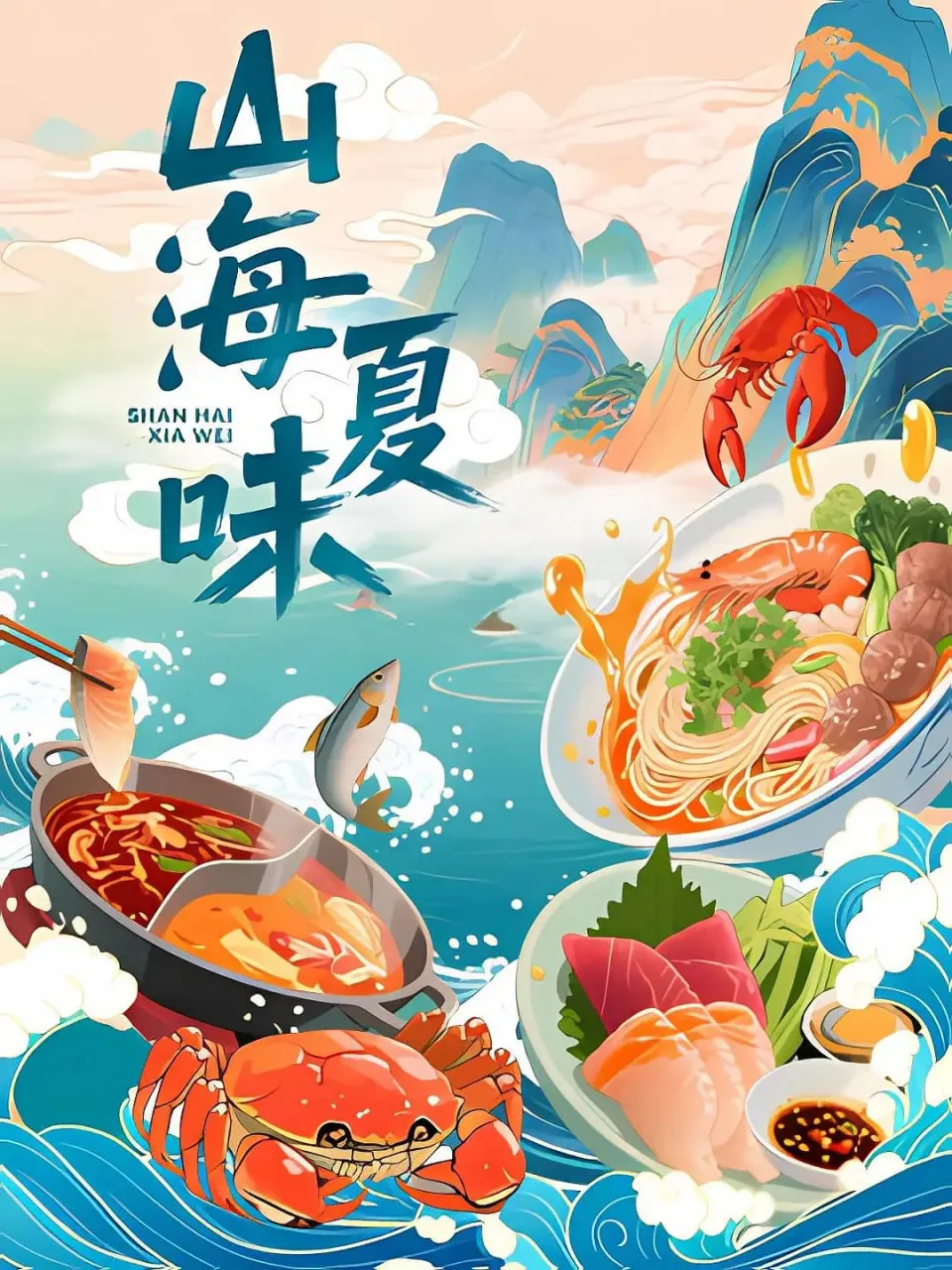山海夏味海报