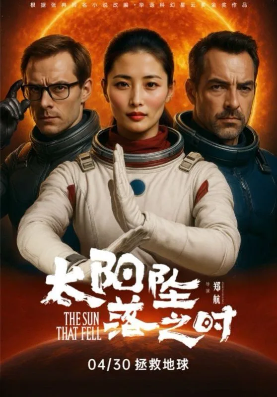 太阳坠落之时海报