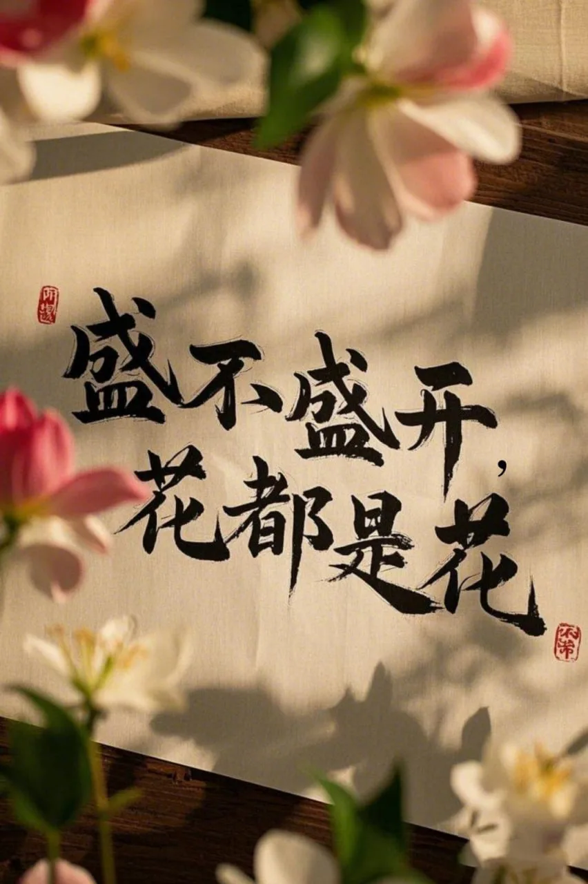 盛不盛开，花都是花海报