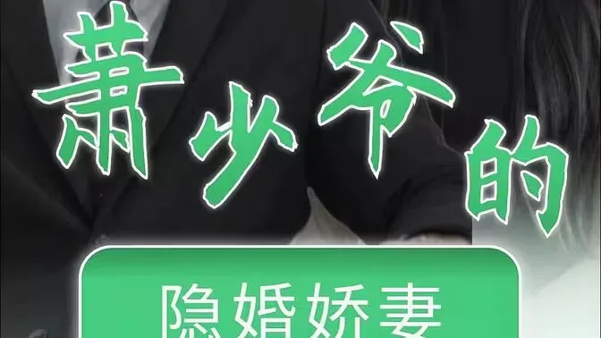 萧少爷的隐婚娇妻海报