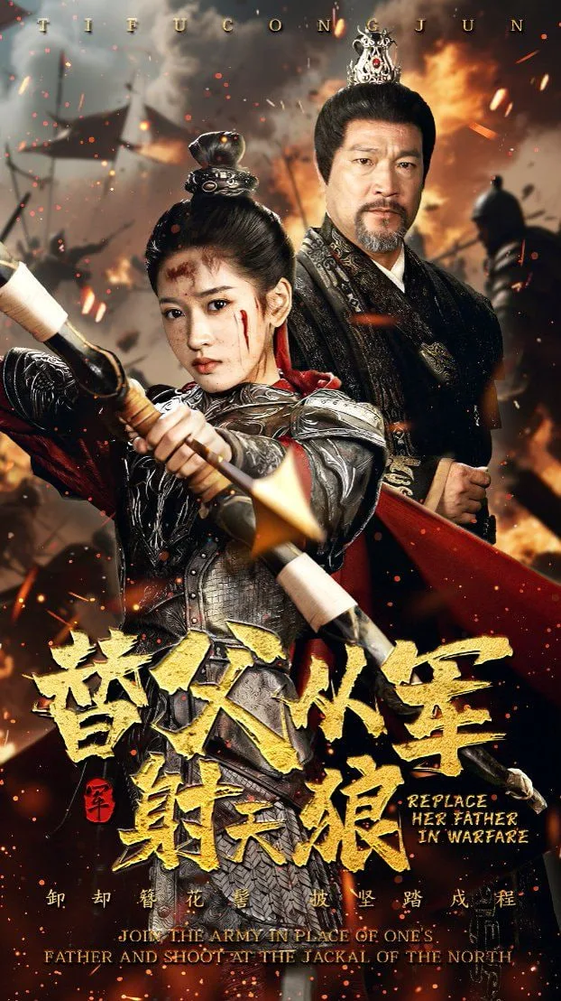 替父从军射天狼海报