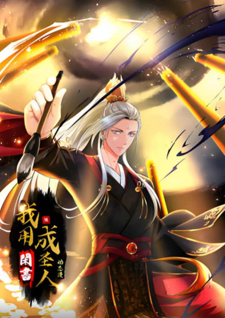 我用闲书成圣人 动态漫画海报